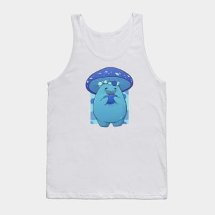 Blue berry Mushroom - Cute Mushroom Kawaii Design Tank Top